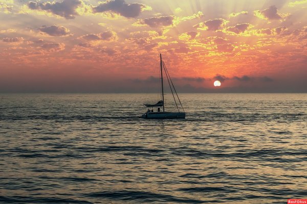 Закат рисунок