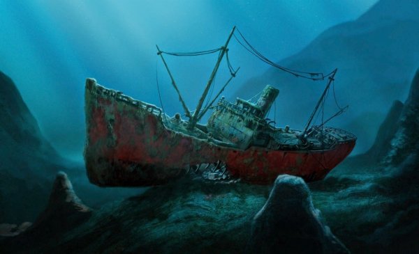 Затонувший корабль в Египте Тистлегорм