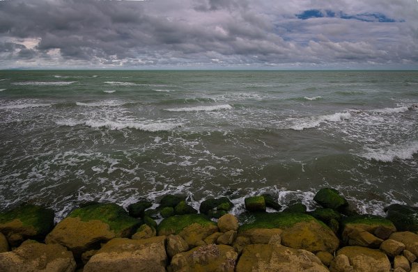 Каспийское море панорама