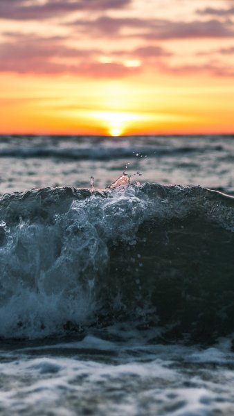 Море волны пляж