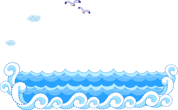 Ребенок купается в море вектор