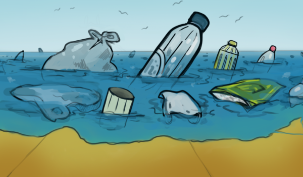 Загрязнение воды рисунок