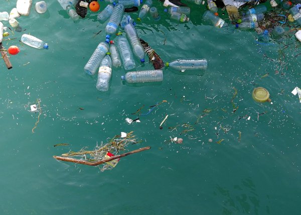 Мусор в воде