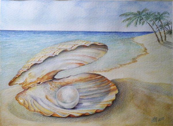 Море рисунок