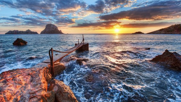 Пейзаж море