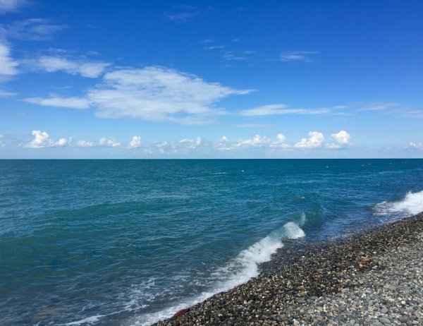 Черное море пляж Сочи