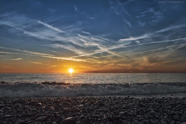 Берег черного моря Лазаревское