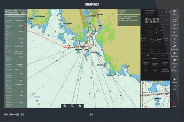 Электронные карты ECDIS судовой