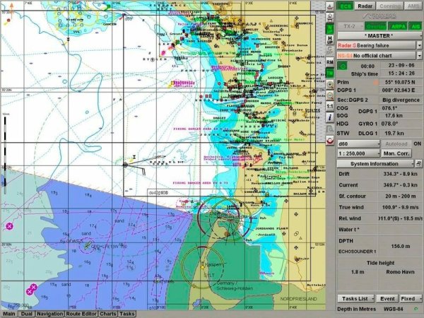 Морская навигационная карта 27047
