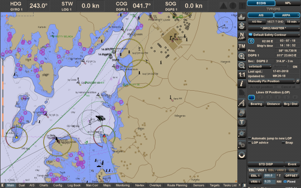 Навигационная система ЭКНИС
