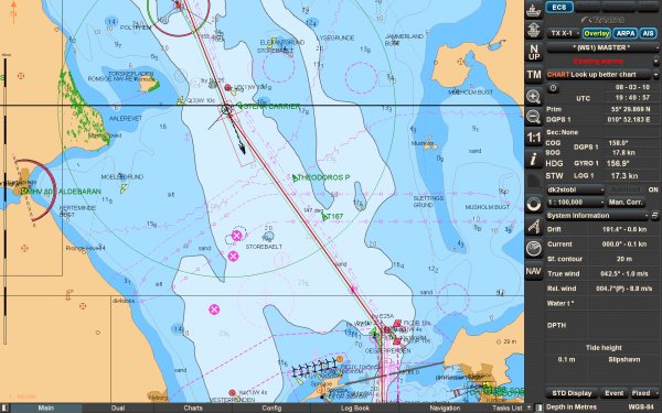 Судовую систему ЭКНИС/ECDIS