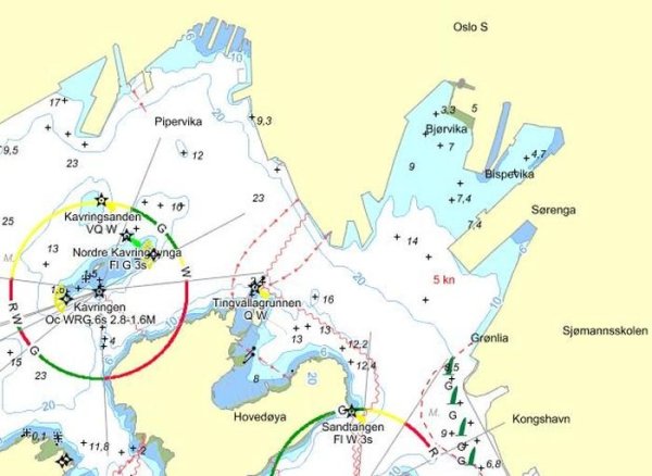 Карта озера Донузлав с глубинами