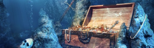Сундук сокровищ Морское дно