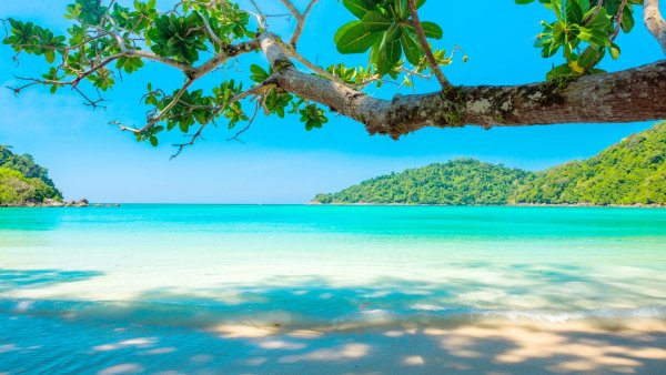 Надпись на песке