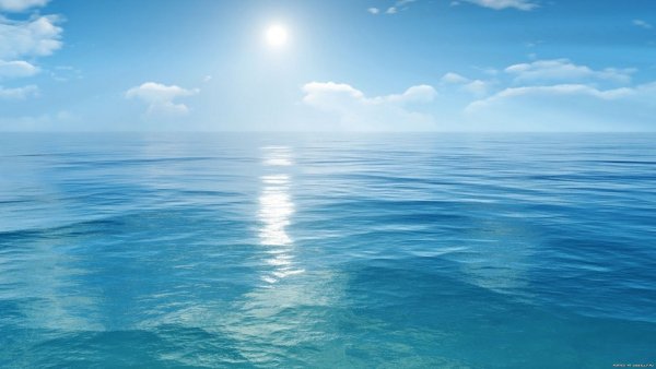 Красивый рассвет на море