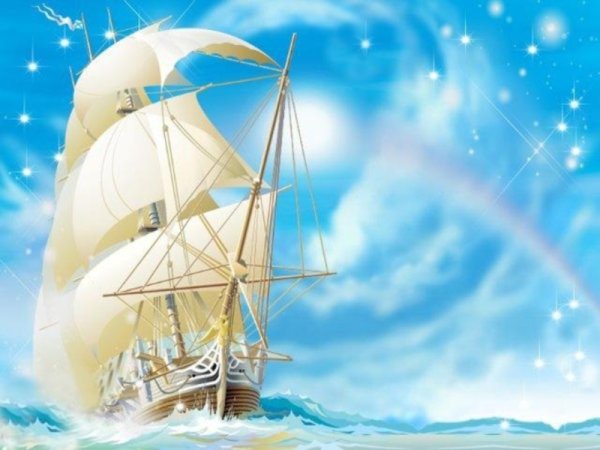 Кораблик по морю плывет