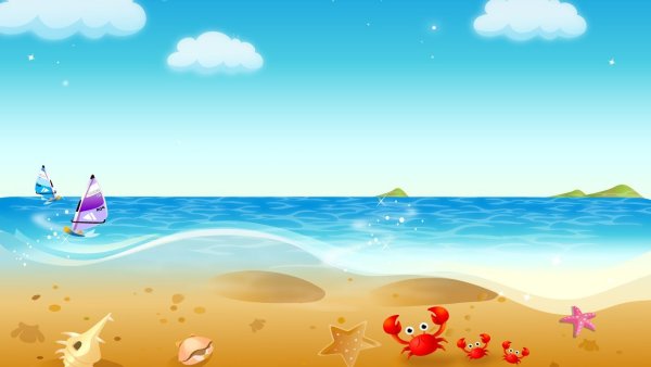 Море мультяшное