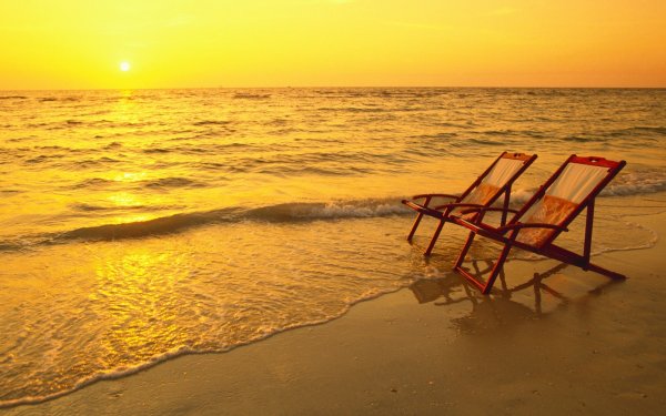 Закат на море