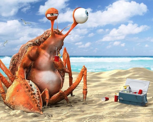 Смешное про море