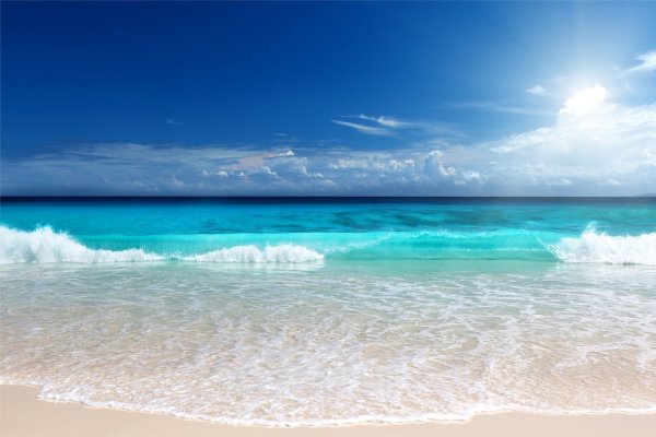 Закат на море