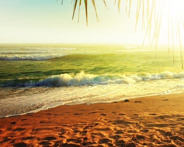 Пейзаж море