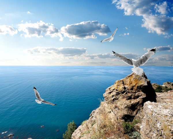 Маяк в Бискайском заливе