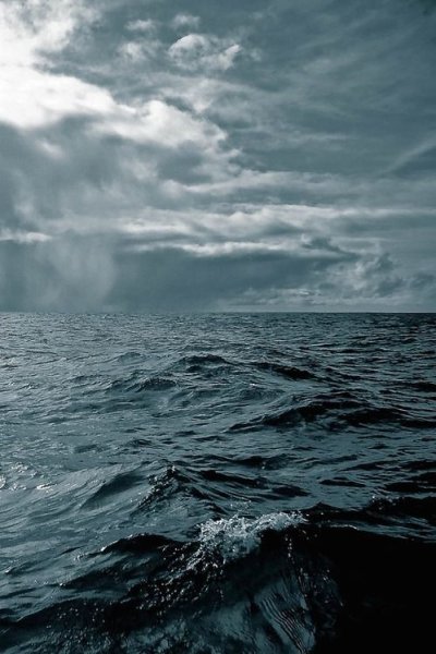 Темное море волны