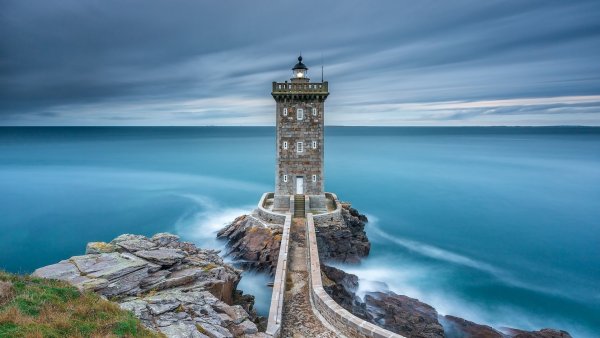 Маяк Тевеннек (Tevennec). Франция.