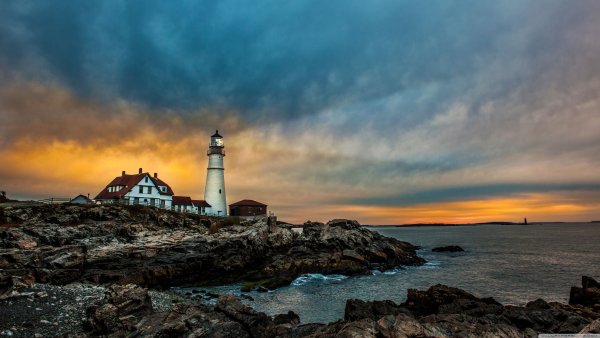 Побережье Орландо старый Маяк