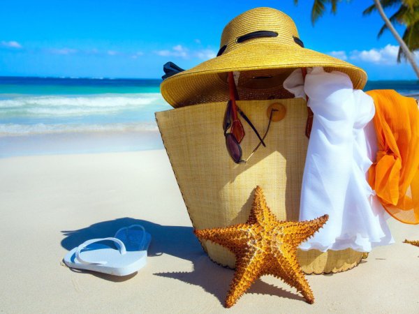 Вещи для пляжа на море