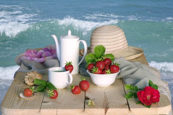 Доброе летнее утро море