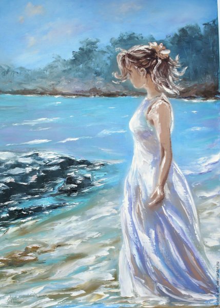 Девушка в шляпе со спины рисунок