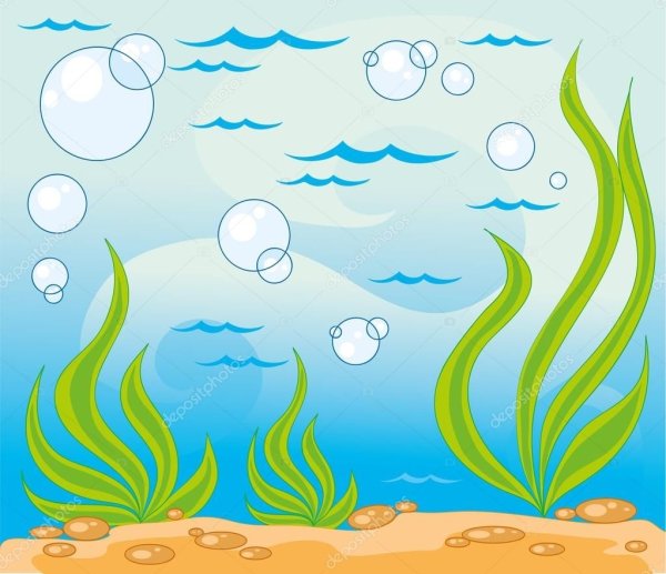 Море без рыбок для детей