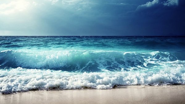 Цвет синий океан