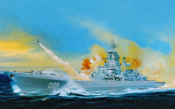Пётр Великий атомный крейсер арт