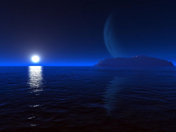 Ночь в море