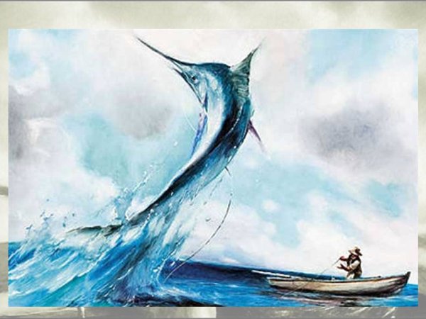 Эрнест Хемингуэй старик и море иллюстрации