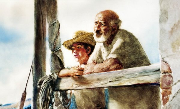 Старик и море Хемингуэй мультфильм