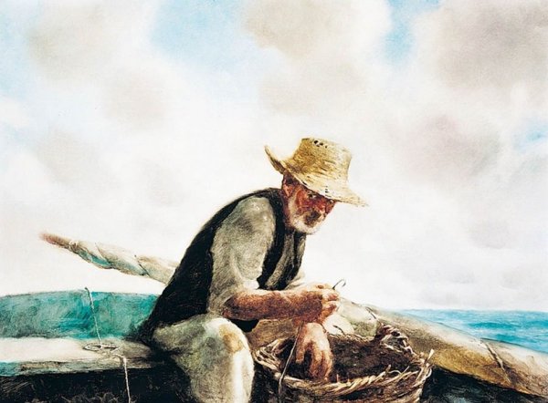 Старик и море картина Хемингуэй