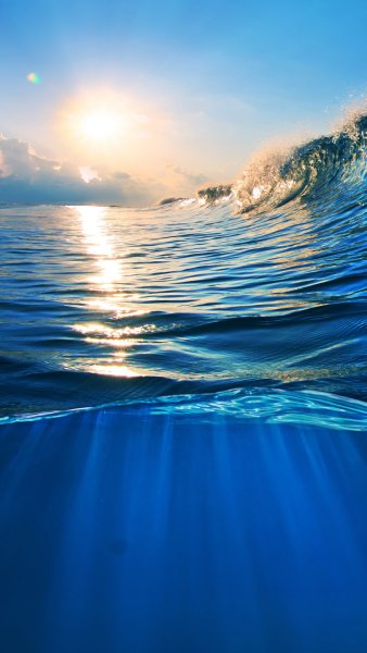 Обои побережье море вертикальные