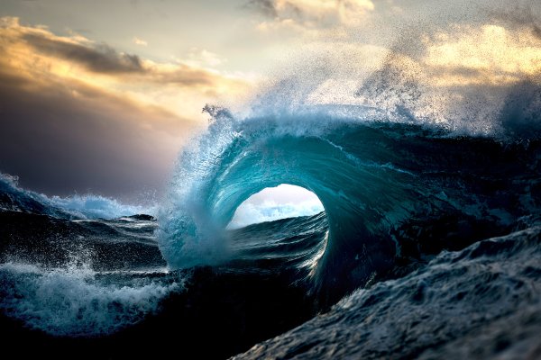 Атлантический океан шторм