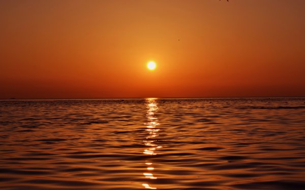 Закат солнца на море. — Фото №