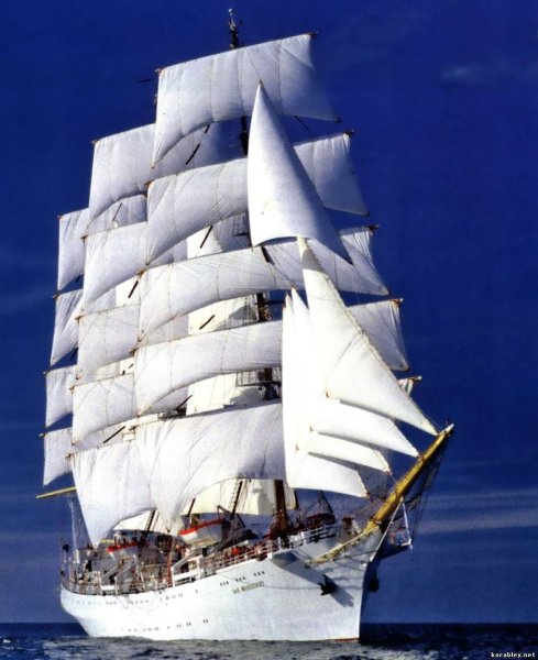 Яхта на закате