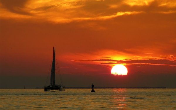 Охотское море рассвет