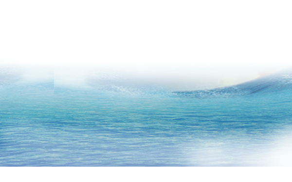 Море на прозрачном фоне