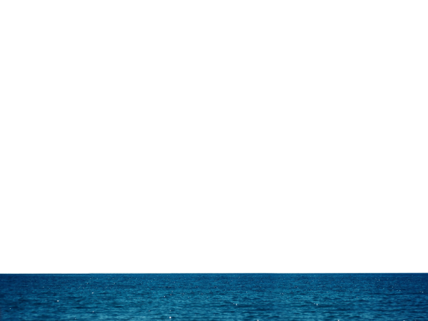 Море на прозрачном фоне
