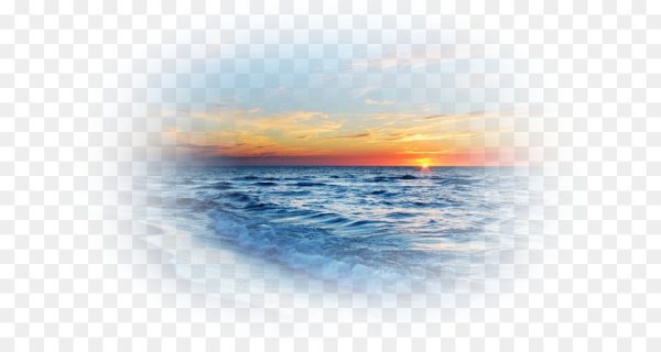 Море на прозрачном фоне