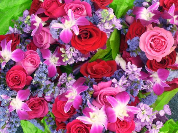 С днем рождения цветы