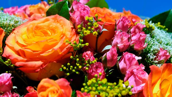 Красивый букет для дамы