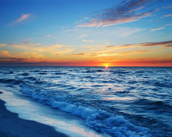 Обычное синее море